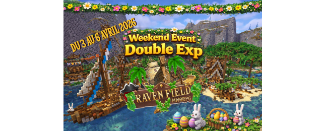 🐰 Évent de Pâques Double Exp! 🐰